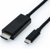 Roline 11.04.5840-10 USB-C 3.1 - HDMI (apa - apa) kábel 1m - Fekete