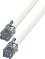 USE T 5-5/WH 6P4C Telefoncsatlakozó kábel 5m - Fehér