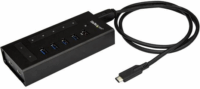Startech HB30C5A2CST USB-C HUB (7 port) Fekete