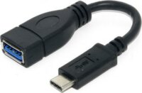 Gembird A-OTG-CMAF3-01 USB-C apa - USB-A anya adapter - Fekete