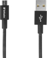 Verbatim USB 2.0 - MicroUSB adat és töltő kábel 1m Fekete
