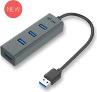 i-tec U3HUBMETAL403 USB 3.0 HUB (4 port) Fekete