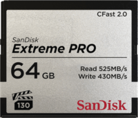 Sandisk 64GB Cfast Extreme Pro Kártya