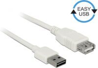 Delock EASY-USB 2.0 Bővítő kábel 5m Fehér