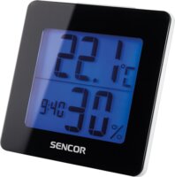 Sencor SWS 1500 B LCD időjárás-állomás ébresztőórával - Fekete