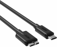 Unitek Y-C475BK USB 3.1 típus-C apa - micro USB 3.0 apa Kábel - Fekete
