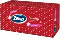 Zewa Family illatmentes Kozmetikai kendő - Fehér (90 db)
