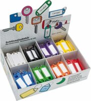 Wedo Kulcscímke display S -akasztóval 8 különböző színben (200 db)