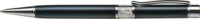 Art Crystella Golyóstoll fekete tolltest középen fehér SWAROVSKI® kristályokkal - 0.7mm / Kék