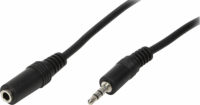 Logilink CA1054 3.5mm Jack (apa - anya) hosszabbító kábel 3m - Fekete