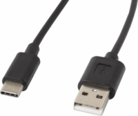 Lanberg CA-USBO-10CC-0018-BK USB-A - USB-C (apa - apa) kábel 1.8m - Fekete
