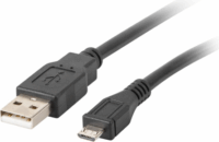 Lanberg USB-A - Micro USB (apa - apa) kábel 1m - Fekete