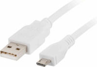 Lanberg USB 2.0 - Micro USB Adatkábel 1.8m - Fehér