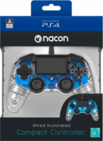 Nacon Wired Compact Playstation 4 Vezetékes Controller - Halványkék