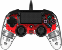 Nacon Wired Compact Playstation 4 Vezetékes Controller - Halványpiros