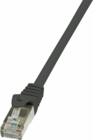 LogiLink CAT6 F/UTP Patch Cable EconLine AWG26 black 0,25m