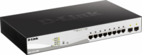 D-Link DGS-1210-10MP Gigabot PoE+ Switch - Fekete