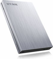 RaidSonic IcyBox IB-241WP 2.5" USB 3.0 Külső HDD ház írásvédelmi kapcsolóval - Ezüst