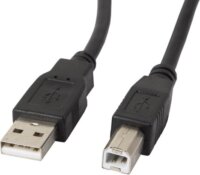 Lanberg CA-USBA-11CC-0050-BK USB 2.0 A-B kábel 5m Fekete