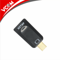 VCOM Mini Displayport Apa - HDMI Anya Adapter Fekete
