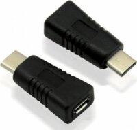 Value 12.99.3190 USB-C apa - Micro USB anya adapter - Fekete