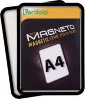 Tarifold Magneto A4 Mágneses Tasak mágneses háttal - Fekete (2 db)