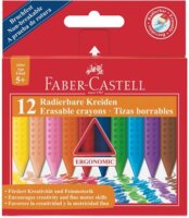 Faber-Castell Grip Háromszögletű Zsírkréta - Vegyes (12 db)