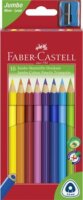Faber-Castell Jumbo Háromszögletű Színes ceruza készlet - 10 különböző szín