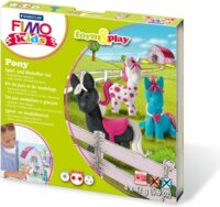 Staedtler FIMO Kids Form & Play Égethető Gyurma készlet - Pónik/ 4x42 g
