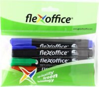 Flexoffice PM03 1.5mm Alkohos marker - 4 különböző szín (4 db/cs)