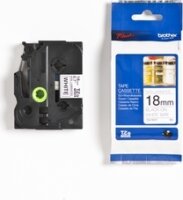 Brother TZEN251 P-Touch Feliratozógép szalag 18 mm fehér alapon fekete, nem laminált