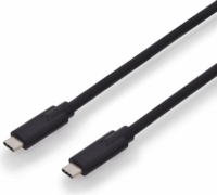 Assmann AK-300139-010-S USB-C Gen2 (apa - apa) kábel 1m - Fekete