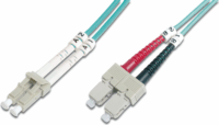 Digitus DK-2532-01/3 optikai patch kábel LC-SC Duplex 1m - Türkiz