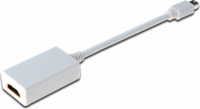 Digitus Mini DisplayPort apa - HDMI anya adapter - Fehér