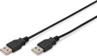 Assmann AK-300101-010-S USB-A (apa - apa) kábel 1m - Fekete