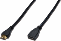 Digitus HDMI High Speed hosszabbító kábel, A típusú/M -> A típusú/F 3,0m