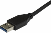 Startech USB31AC50CM USB-C - USB-A (apa - apa) kábel 0.5m - Fekete