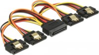 Delock 60156 SATA - 4x SATA (anya - anya) kábel 0.15m