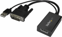 Startech DisplayPort anya - DVI apa adapter - Fekete
