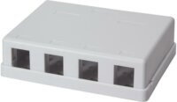 Logilink NK4034 Keystone 4 db UTP (CAT5/6) csatlakozóhelyes fali konnektor