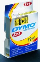 Dymo D1 12mm Feliratozógép szalag - Fehér alapon piros