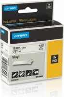 Dymo Rhino 12mm Festékszalag - Fehér alapon fekete