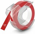Dymo 3D 9mm Feliratozógép szalag - Piros alapon fehér