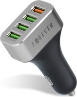 Forever FE458186 Autós 4xUSB gyorstöltő (5V / 1.2A) Fekete