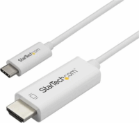 Startech CDP2HD1MWNL USB-C - HDMI (apa - apa) kábel 1m - Fehér