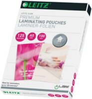 Leitz iLam 125 mikron A5 fényes lamináló fólia (100 db / csomag)