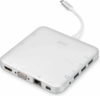 Digitus DA-70863 Univerzális USB-C Dokkoló - Fehér