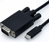 Roline USB C 3.1 apa - VGA apa adapter 2m Fekete