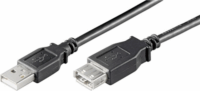 Goobay 93601 USB 2.0 A apa - A anya hosszabbító kábel 5m - Fekete