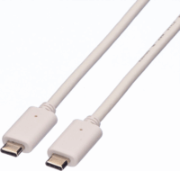 Roline 11.99.9015 USB 3.1 C apa - C apa töltőkábel 0.5m Fehér